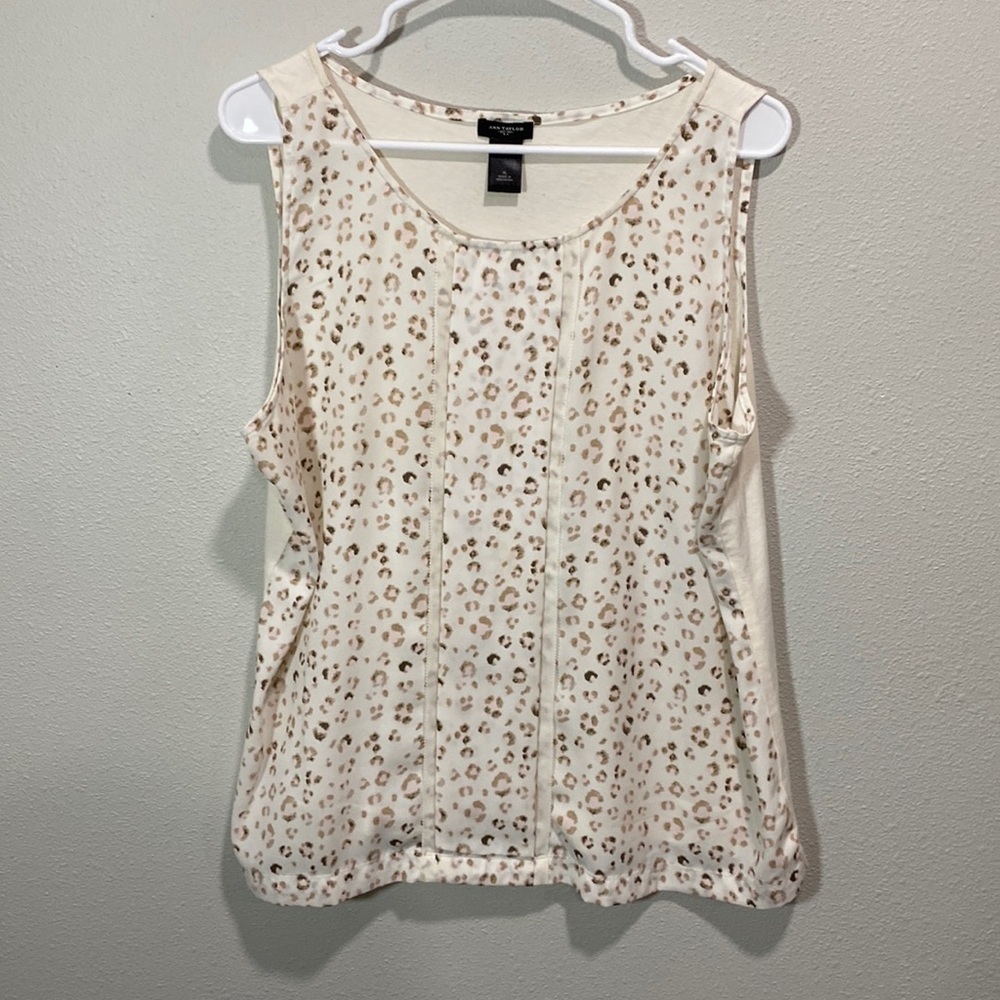 5 for $25 Ann Taylor‎ leopard print tank top